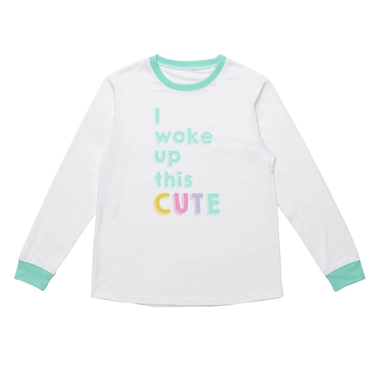 Build-A-Bear Pajama Shop™ "I Woke Up This Cute" PJ Top - Adult - US 8634