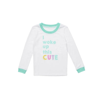 Build-A-Bear Pajama Shop™ "I Woke Up This Cute" PJ Top - Toddler and Youth - US 2106