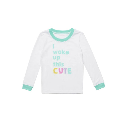 Build-A-Bear Pajama Shop™ "I Woke Up This Cute" PJ Top - Toddler and Youth - US 2106