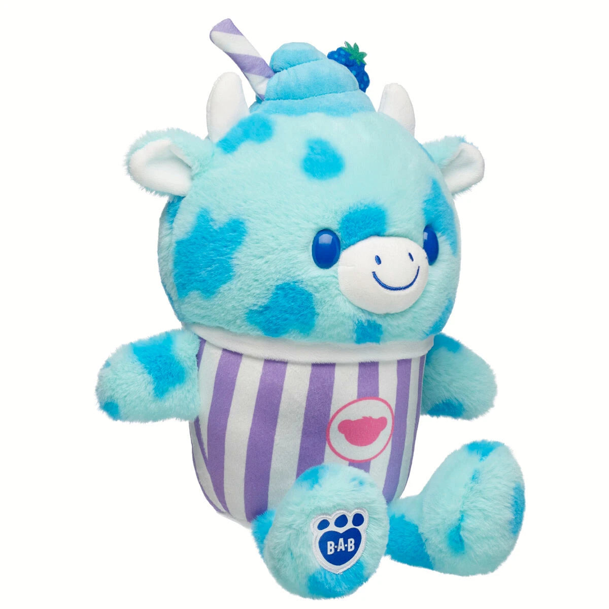 Blue Raspberry Cow Slushie Plushie | Build-A-Bear - US 2977