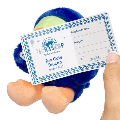 Build-A-Bear Mini Beans Too Cute Toucan Stuffed | BAB - US 5013