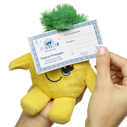 Mini Beans Tropical Pineapple Plush Toy - US 5579