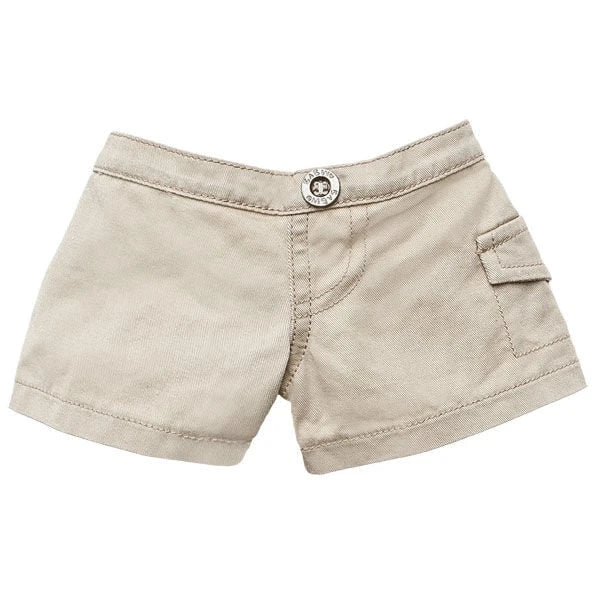 Tiny Pocket Khaki Shorts for Stuffed Animals | Build-A-Bear® - US 8925