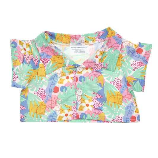 Tropical Button Down Shirt for Plush Toys | Build-A-Bear® - US 9155