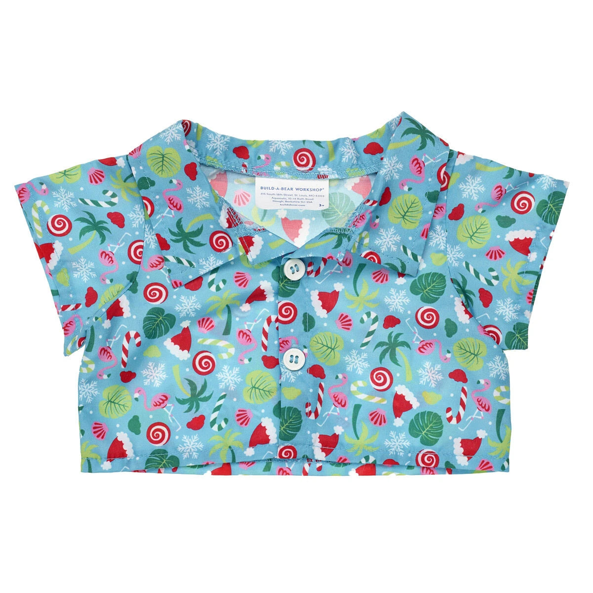 Tropical Christmas Shirt for Stuffed Animals | Build-A-Bear® - US 1188