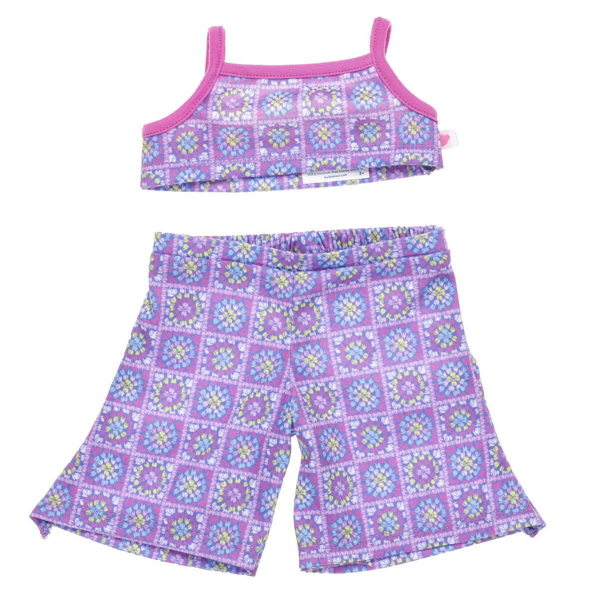 Plush Purple Crochet Jumpsuit Set for Stuffed Animals | Build-A-Bear® - US 7674