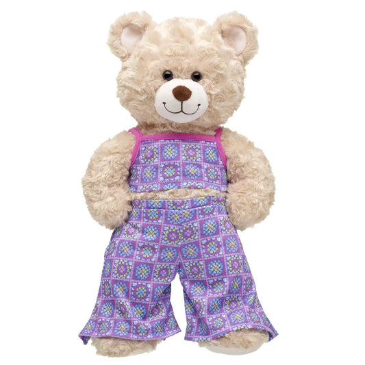 Plush Purple Crochet Jumpsuit Set for Stuffed Animals | Build-A-Bear® - US 7674