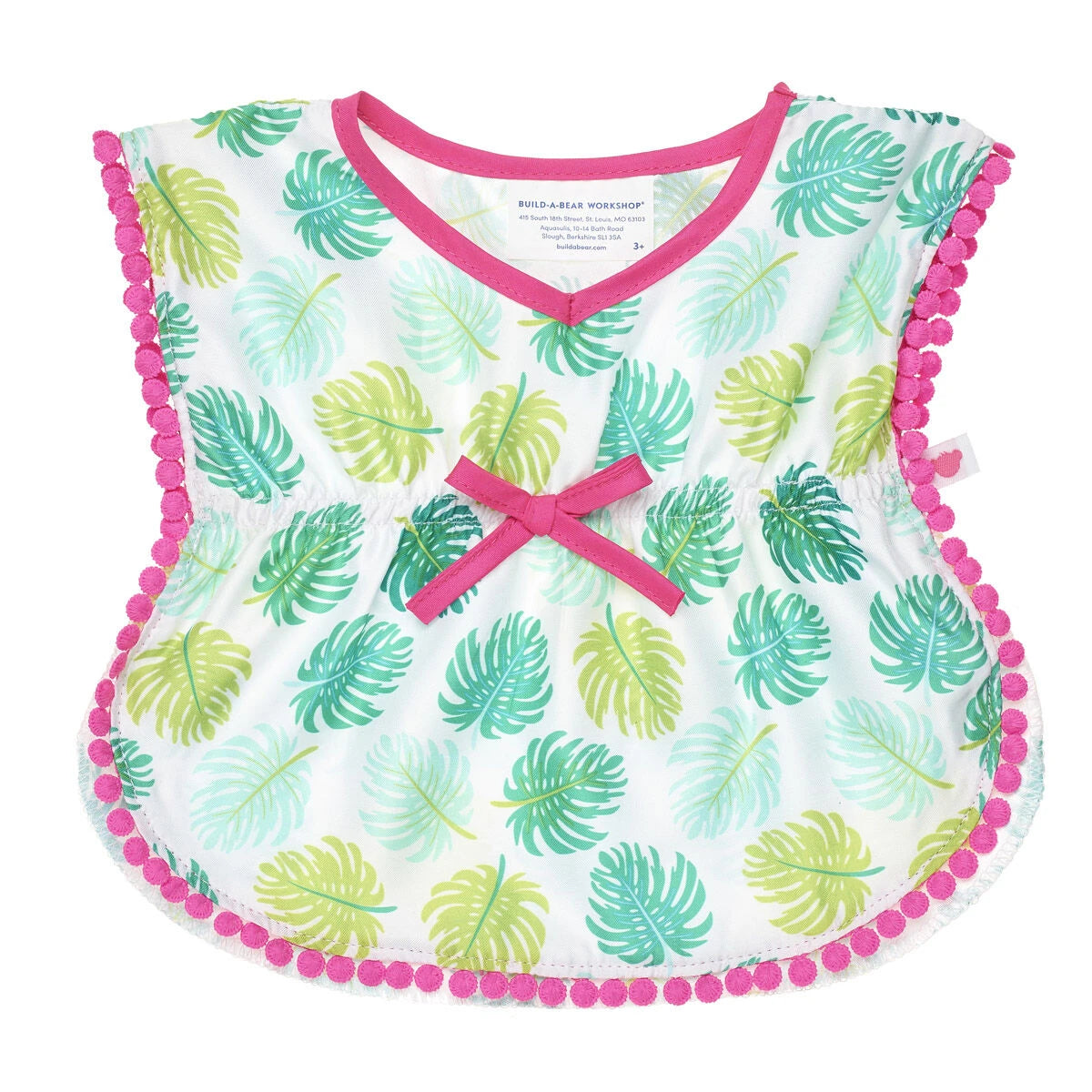 Palm Leaf Swim Coverup for Stuffed Animals | Build-A-Bear® - US 2502