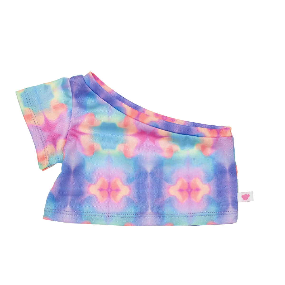 One-Shoulder Tie-Dye Top for Plush Toys - US 2178