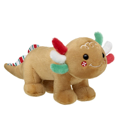 Gingerbread Axolotl Stuffed Animal - US 8610