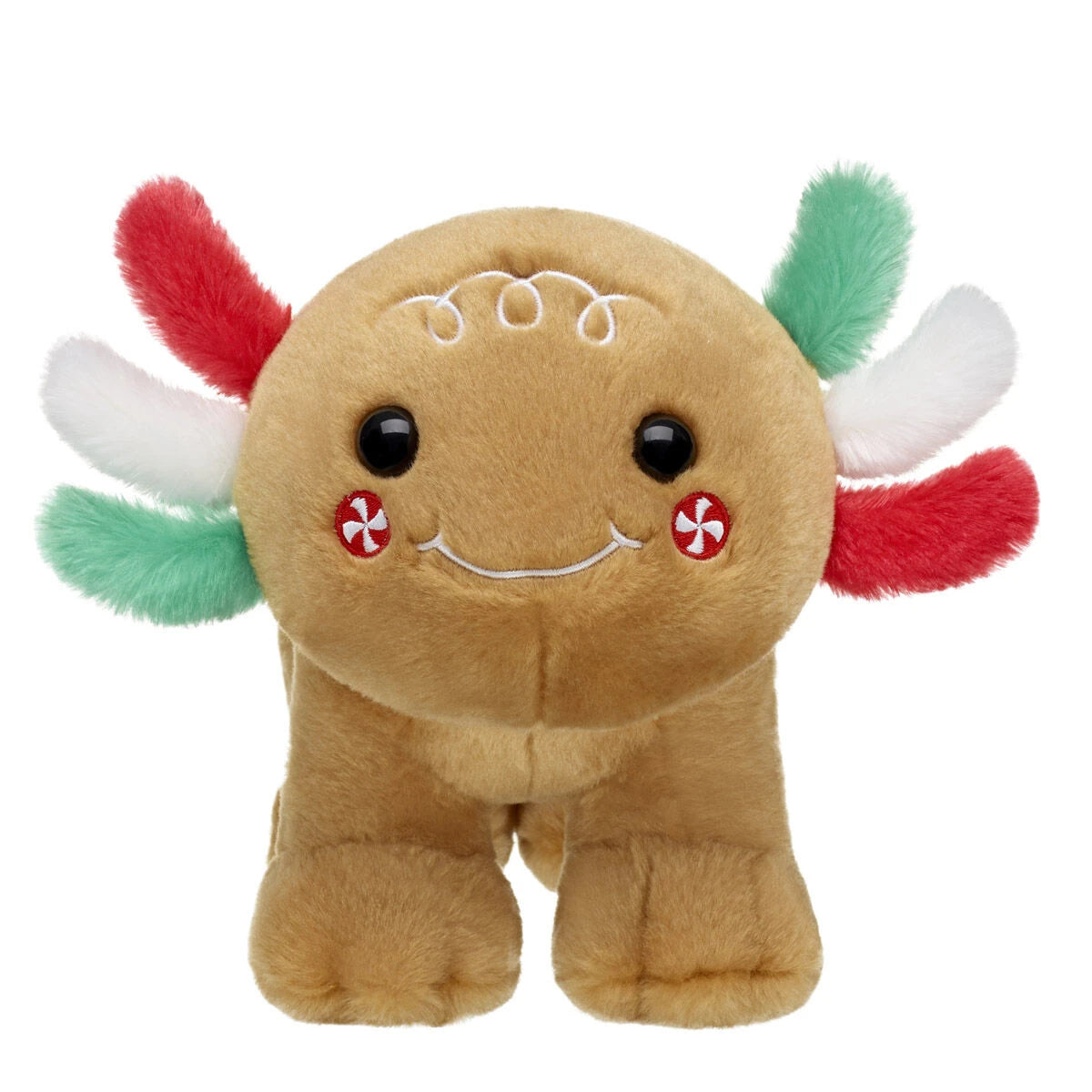 Gingerbread Axolotl Stuffed Animal - US 2366