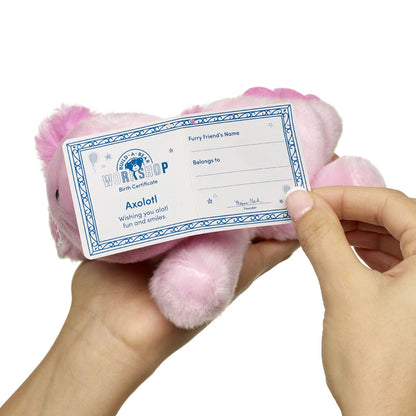 Mini Beans Axolotl Plush Toy | Build-A-Bear® - US 7595