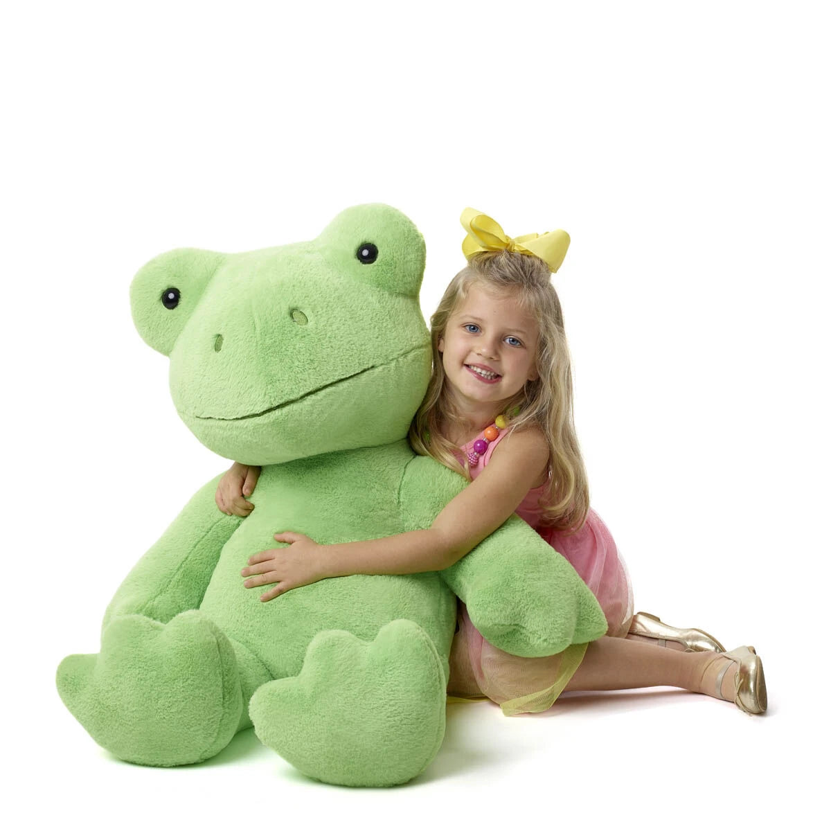 Giant Spring Green Frog Stuffed Animal | Build-A-Bear® - US 6945
