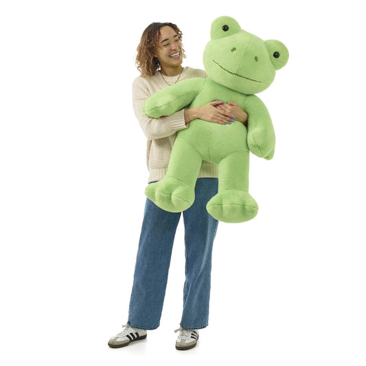 Giant Spring Green Frog Stuffed Animal | Build-A-Bear® - US 7148