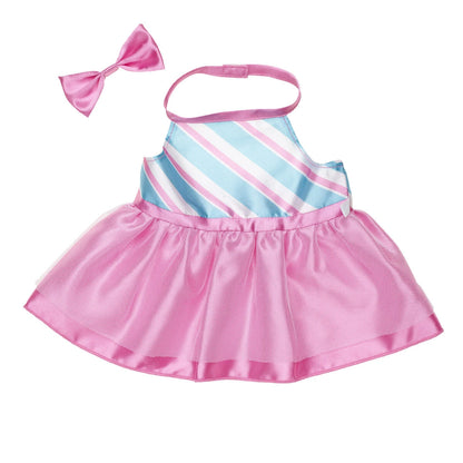 Peppermint Halter Dress - US 9485