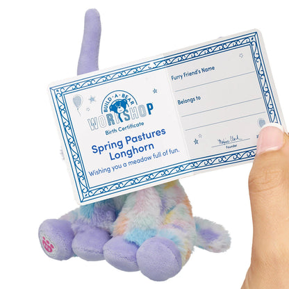Build-A-Bear Mini Beans Spring Pastures Longhorn | BAB - US 8741