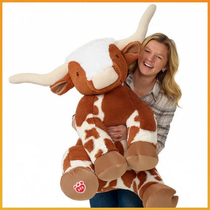 Giant Longhorn Cow Stuffed Animal | Build-A-Bear® - US 6047