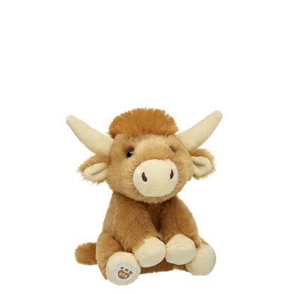 Mini Beans Shaggy Highland Cow Stuffed Animal | Build-A-Bear - US 4052