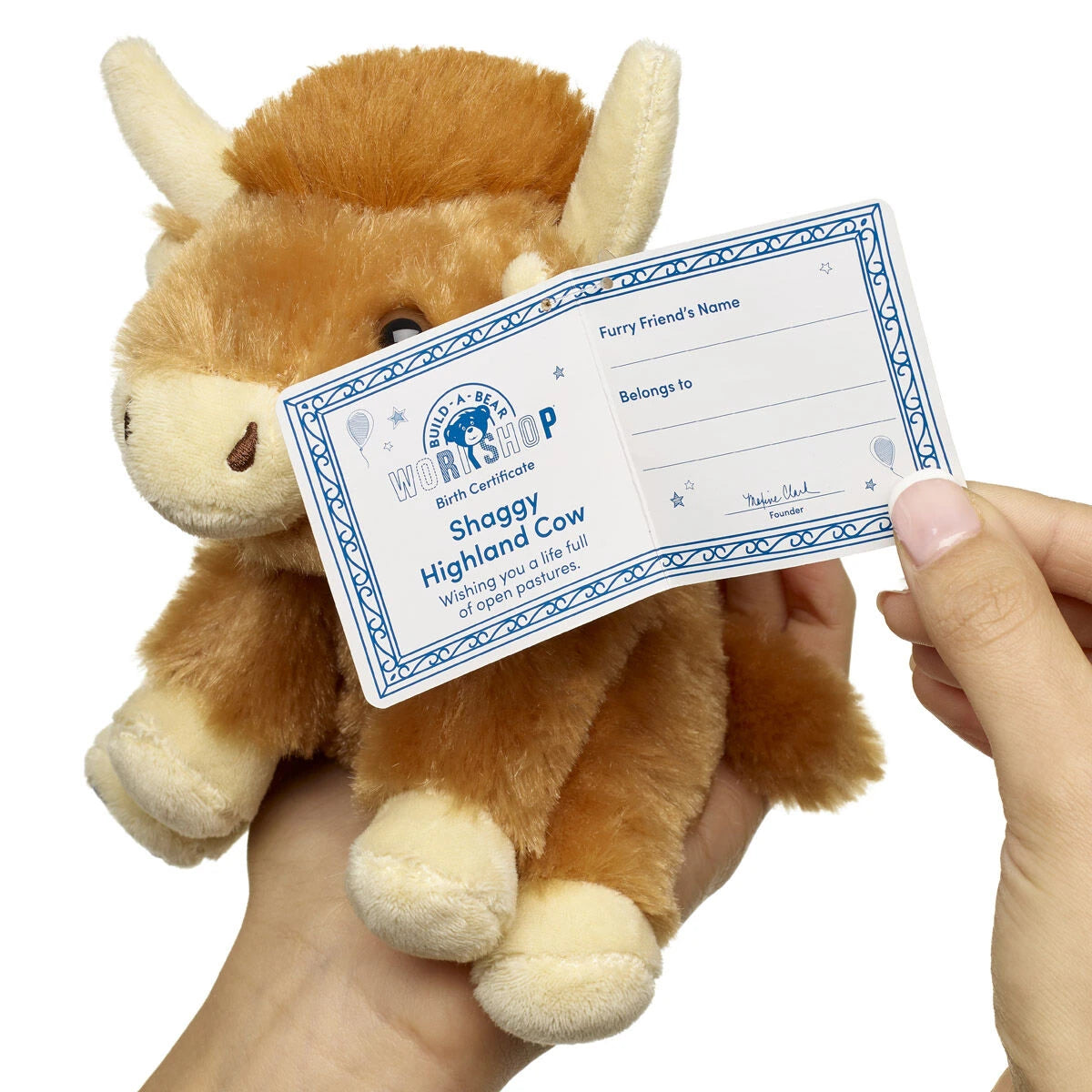 Mini Beans Shaggy Highland Cow Stuffed Animal | Build-A-Bear - US 4052