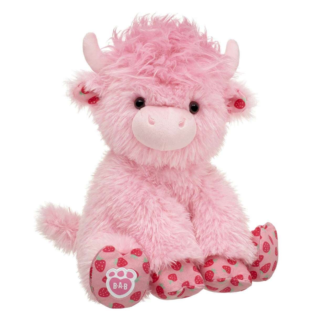 Strawberry Highland Cow Stuffed Animal | Build-A-Bear® - US 6947