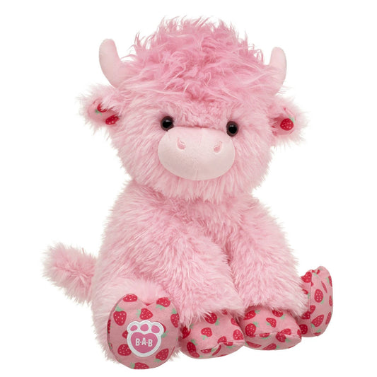 Strawberry Highland Cow Stuffed Animal | Build-A-Bear® - US 6947