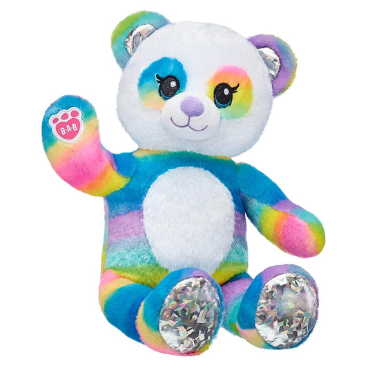 Rainbow Panda Plush Toy | Shop Rainbow Friends at Build-A-Bear® - US 7601