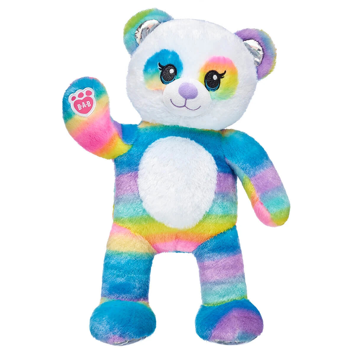 Rainbow Panda Plush Toy | Shop Rainbow Friends at Build-A-Bear® - US 8309