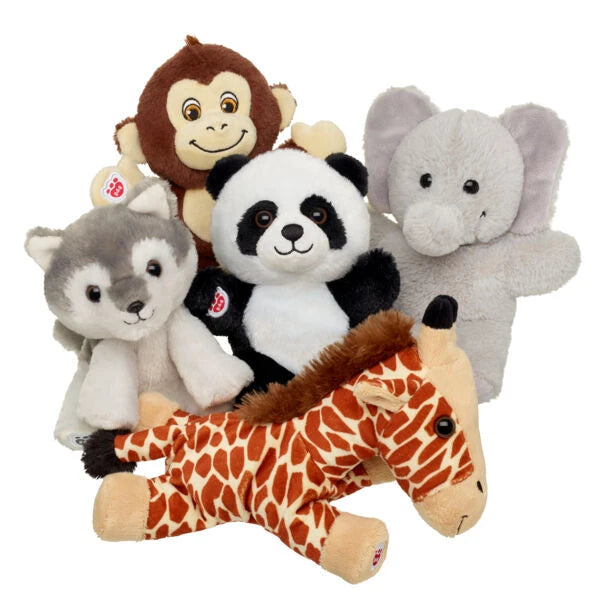 Build-A-Bear Mini Beans Wolf Pup Stuffed Animal | Build-A-Bear® - US 7600