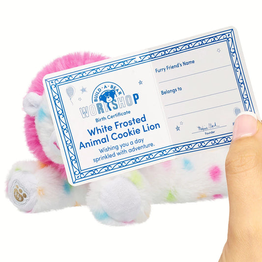 Build-A-Bear Mini Beans White Frosted Animal Cookie | BAB - US 4006