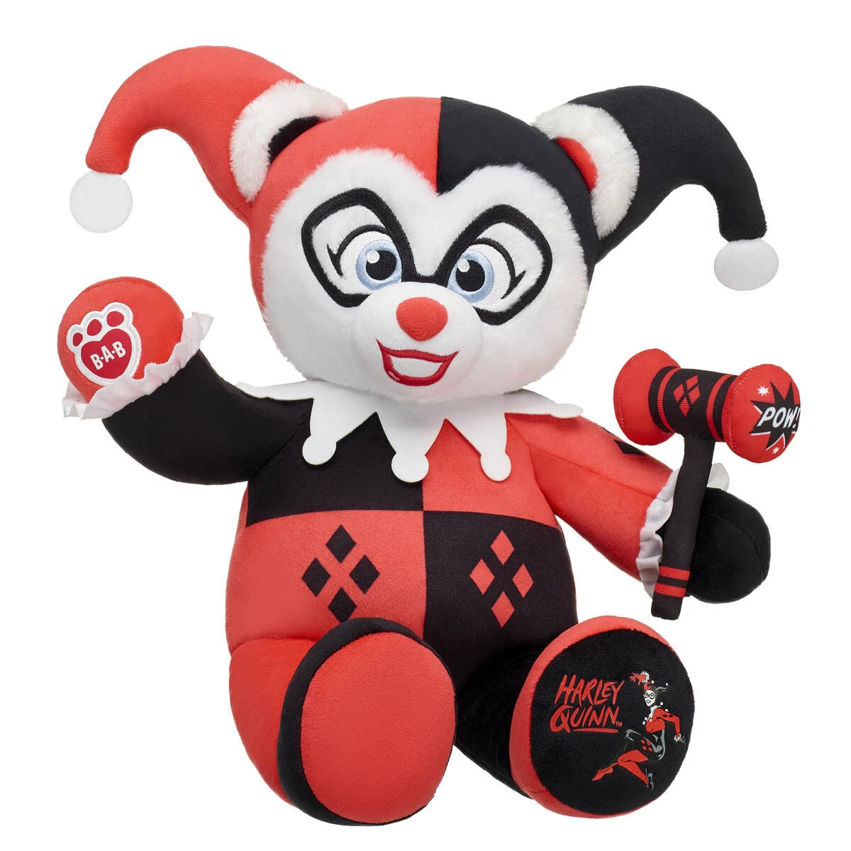 Online Exclusive Classic Harley Quinn™ Teddy Bear | Build-A-Bear® - US 7609