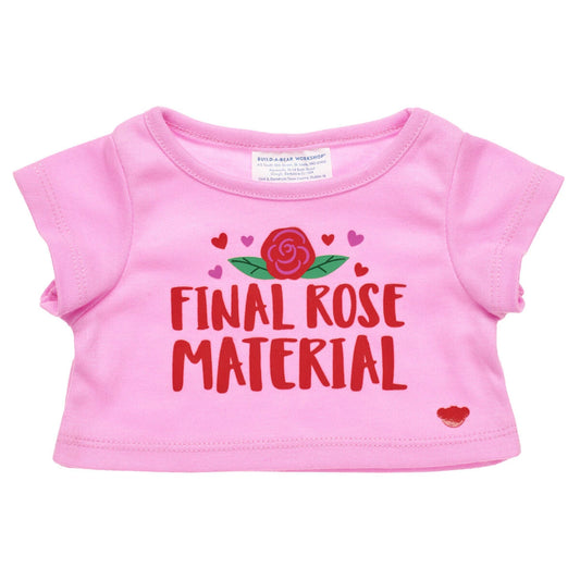Final Rose Material T-Shirt for Plush Toys | Build-A-Bear® - US 2949
