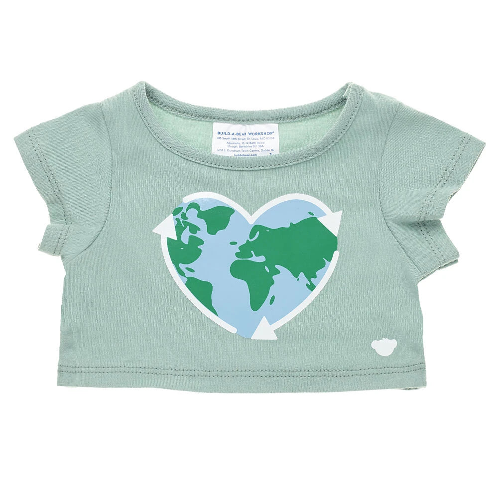 Earth Heart T-Shirt for Stuffed Animals | Build-A-Bear® - US 8395