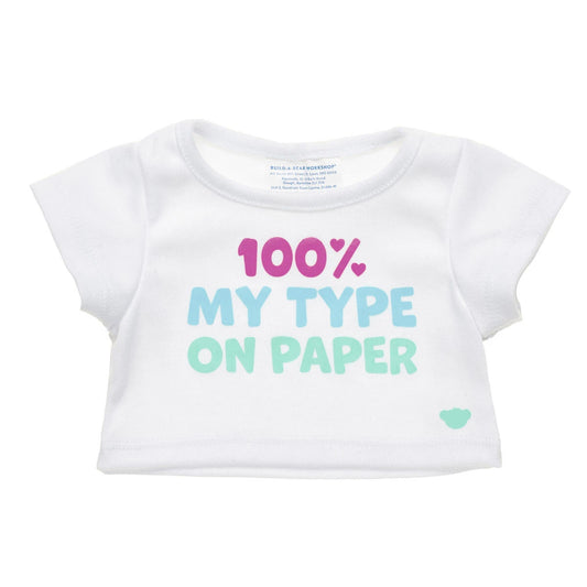 100% My Type T-Shirt for Plush Toys | Build-A-Bear® - US 2880