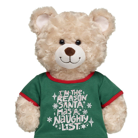 "Glisten and the Merry Mission" Naughty List T-Shirt | Build-A-Bear® - US 1962