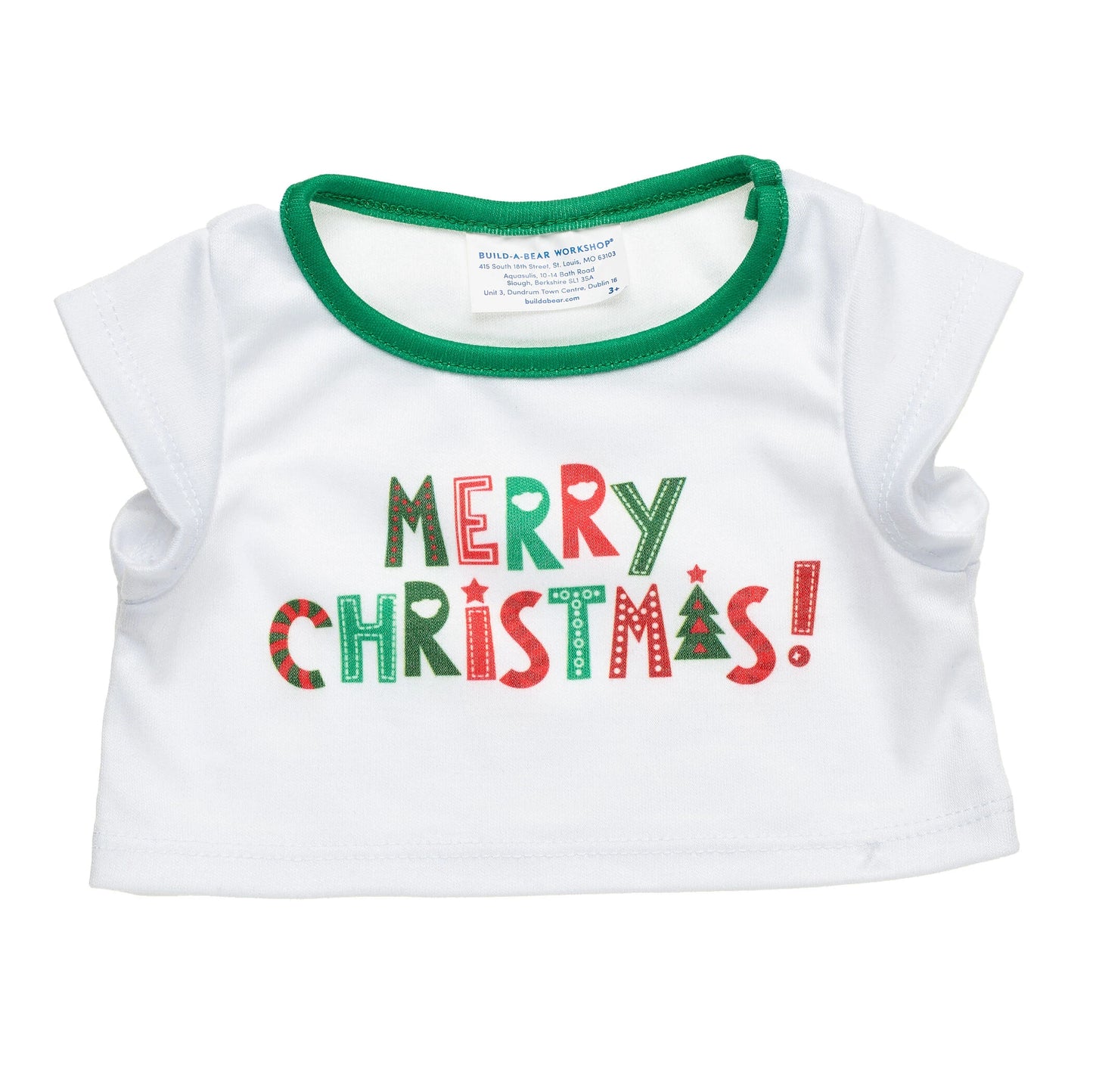 Merry Christmas T-Shirt for Stuffed Animals | Build-A-Bear® - US 4454