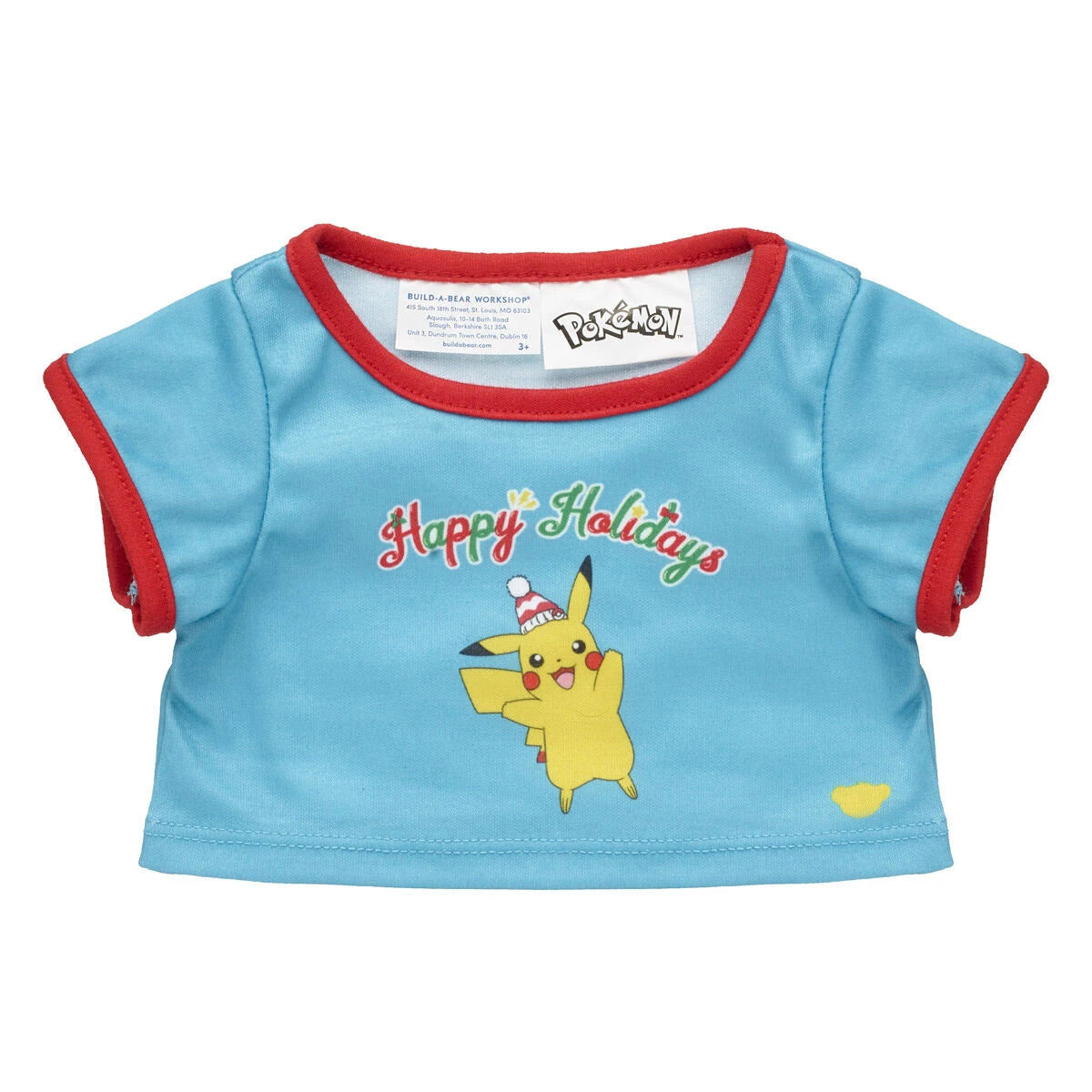 Pokémon Happy Holidays Tee for Plush Toys | Build-A-Bear® - US 1665