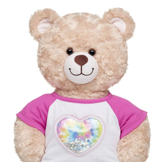 Tie-Dye Sequin Heart T-Shirt | Build-A-Bear - US 7982