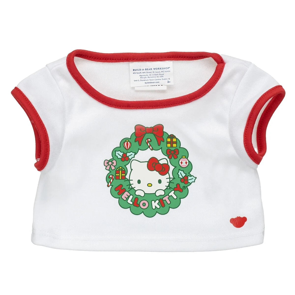 Hello Kitty® Holiday T-Shirt for Stuffed Animals | Build-A-Bear® - US 1134