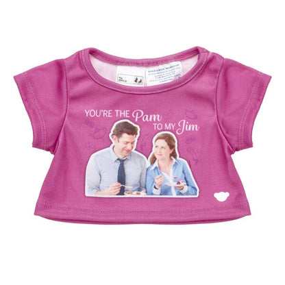 Pam and Jim The Office T-Shirt for Stuffed Animals | Build-A-Bear® - US 7113