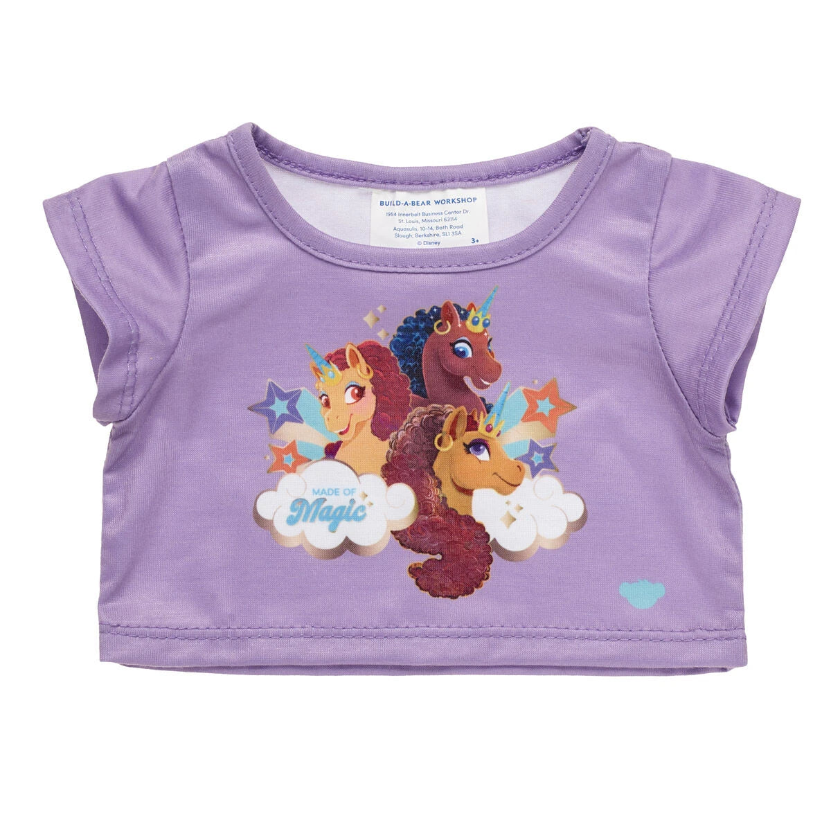 Afro Unicorn® Plush "Made of Magic" T-Shirt | Build-A-Bear® - US 8772