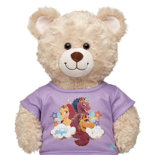 Afro Unicorn® Plush "Made of Magic" T-Shirt | Build-A-Bear® - US 8772