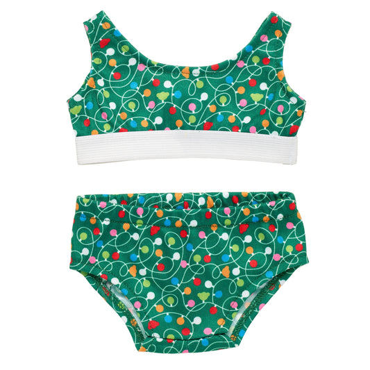 Holiday Lights Bra and Underwear Set for Plushies | Build-A-Bear® - US 7135
