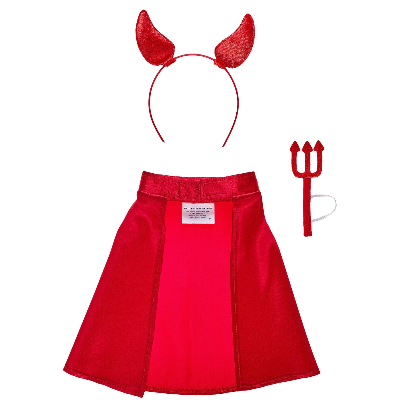 Devil Costume Set 3 pc. | Build-A-Bear - US 9474