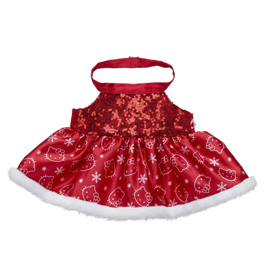 Hello Kitty® Red Holiday Dress for Plush Toys | Build-A-Bear® - US 5270