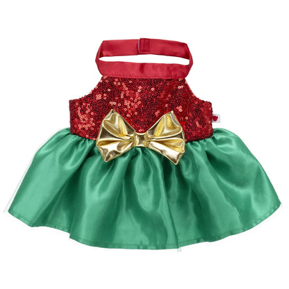 Red and Green Sequin Dress - US 5823