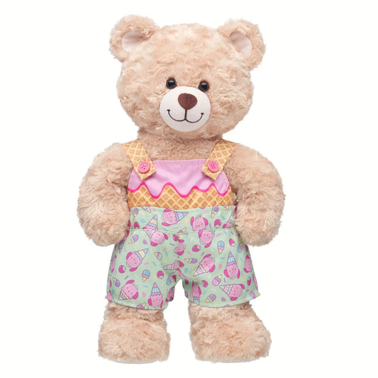 Sanrio Hello Kitty & Friends Strawberry Ice Cream Pochacco Overalls | Build-A-Bear - US 9603