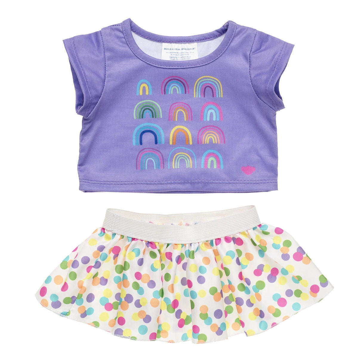 Rainbow Skirt Set 2 pc. for Plush Toys | Build-A-Bear® - US 2714