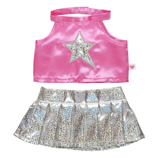 Silver Pleated Skirt Set for Plush Toys | Build-A-Bear® - US 6353
