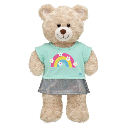 Kabu™ Rainbow Tee &amp; Skirt Set for Plush Toys | Build-A-Bear® - US 4377