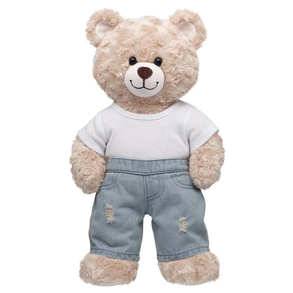 Distressed Light Denim Jeans | Build-A-Bear - US 9366